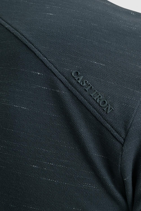 Cast Iron short sleeve polo injected cotton